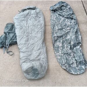 US Military Modular Sleep System 3 Pc Cold Weather Sleeping Bag Bivy/Stuff Sack